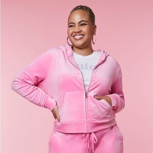 Juicy Couture Pink Velour Hoodie